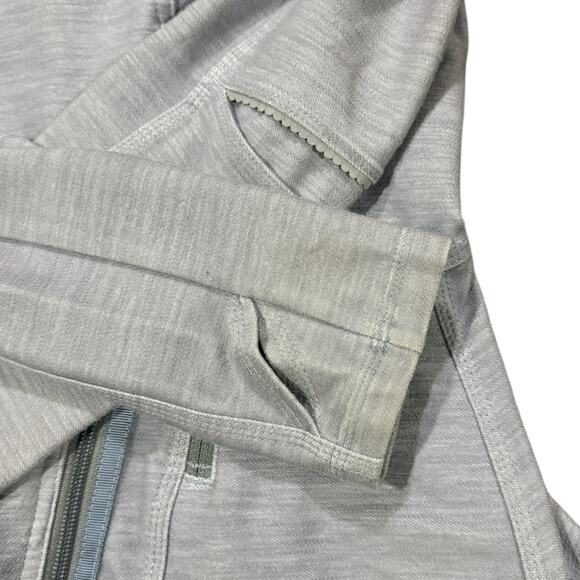 Lululemon Ride On Blazer Jacket Women's Size 6 Fossil Gray Zip Moto Casual - Picture 14 of 16